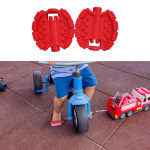 2 Kids Bike Pedals, Children's Pedal Repair Parts, Non-Slip Front Wheel for Toddlers rožinė