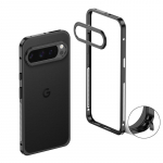 Vėsinantis vidutinio rėmo telefono dėklas Google Pixel 9 Pro XL dėklui, aliuminio lydinio metalinis rėmelis Google Pixel9 ProXL 5G dangteliui Google Pixel 9a