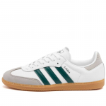 adidas Samba OG Balti Kolegijos Žali Guminiai Moteri&scaron;ki Sportbačiai Avalynė-Balti Pilki-Du JI2724 39⅓