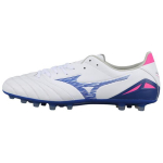 Mizuno Morelia Neo 4 Patogūs Universalūs Neslystantys Patvarūs Kvėpuojantys Futbolo Batai Unisex sportbačiai Balti Mėlyni P1GA253525 40.5
