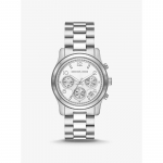 Michael Kors Runway sidabro atspalvio laikrodis MK7325 sidabras
