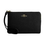 Coach Kampinis Užtrauktukas 16 Metalo Logotipas Užtrauktuko Uždarymas Dirbtinės Odos Apyrankė Moteri&scaron;ka Apyrankė Juoda CV396-IMBLK Basic Set (Bag+Dust Bag) black