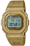 Pilna 40-ojo jubiliejaus RECRYSTALLIZED SERIES Auksinė [Casio] G-Shock laikrodis, su Bluetooth, Metalinis, Radijo bangomis valdomas saulės energija, G-SHOCK GMW-B5000PG-9JR,
