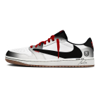 Travis Scott x Jordan Air Jordan 1 Fortune Juodas Logotipas 7.0 Žemi Neslystantys Žemi Senoviniai Krep&scaron;inio Batai Moteri&scaron;ki DZ4137-700(Komanda1897-) 42