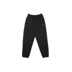 Nike Vyri&scaron;ki NikeLab Logotipo Retro Klasikinės Fleece Pamu&scaron;alu Sunkios Siaurėjančios Jogger Kelnės Juoda Balta CD6394-010 XL