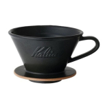 Kalita Mino keramika x Bangų filtras MI 185 Keraminės puodelio talpa Filtravimo įrankis, 2-4 (Smėlio juodas)