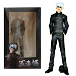 30CM Anime Jujutsu Kaisen Satoru Gojo figūrėlė stovinti su rankomis ant klubų didelis modelis žaislas dovana kolekcija Geto Suguru veiksmo figūrėlė PVC With box