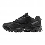 Saucony Cohesion 2KTR unisex žemi kasdieniai batai juodi pamink&scaron;tinti patvarūs kvėpuojantys S79031-1 35.5
