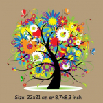 Spalvingi lygintuvai ant drabužių pleistrai Skalbiami lipdukai mergaitėms berniukams drabužiai kalėdinė puo&scaron;mena