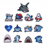 13vnt Shark serijos PVC batai Charms batų dekoracijos batų priedai 13pcs