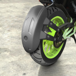 Universal Black Plastic Motorcycle Rear Wheel for fender Splash Guard Rear Wheel Cover Splash Guard Mudguard with