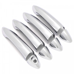 Vauxhall Opel Insignia B Astra K Ampera-e Chromuotos i&scaron;orinės durų rankenėlės apdaila Chromuotos stiliaus apdailos rėmelis 1 Keyhole Handle