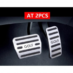 Aluminum alloy Car Foot Pedal Fuel Accelerator Gas Brake Pedal Clutch Pedal Cover MT/AT For Volkswagen VW Golf 7 Mk7 Accessories