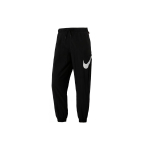 Nike logotipas spausdintas rai&scaron;teliu sportinės kelnės moteri&scaron;kos apatinė dalis juoda DM6184-010 S