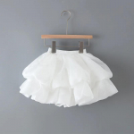 Vasaros mergaičių tutu sijonas Balerinos vakarėlio sluoksniuotas gimtadienio suknele princesės trumpas sijonas vaikams mokyklos paauglių &scaron;okių grupės sijonas 110cm smėlis