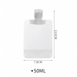 10 vnt 30/50/ML losjono dozatoriaus mai&scaron;elis Kelioninis daugkartinio naudojimo mai&scaron;eliai &Scaron;ampūnas Skystis nepralaidus pakartotinai užpildomas kosmetikos pakuotės laikymo konteineris 10PCs