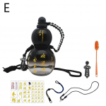 BLACKWukong Moliūgo formos sportinis virdulys, periferinis pakabukas, moliūgas, internetinis tas pats vandens įžymybė 80 D4Y1 Transparent black-Golden Crystal Stickers