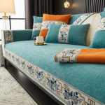 Keturių sezonų universalus naujas kini&scaron;kas &scaron;enilinis sofos pagalvėlė, mink&scaron;ta neslystanti auk&scaron;čiausios klasės sofos užvalkalas porankis, atlo&scaron;o rank&scaron;luosčių užvalkalas 110*180CM