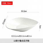 Netaisyklinga Keraminė Vakarienės Lėk&scaron;tė Balta Makaronų Dubuo Vaisių Lėk&scaron;tė Salotų Dubenys Sriubos Dubuo Desertiniai Dubenėliai Dim Sum Lėk&scaron;tės Patiekalas Užkandžių Padėklas