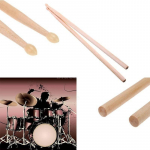 1 pora bosinio būgno lazdelių būgnininko lazdelių būgnų rinkinys lazdos praktikos instrumentų priedai