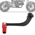JFG Motociklo Pavarų Perjungimo Pedalas Honda MSX125 GROM125 Suderinamas Pavarų Perjungimo Pedalo Svirtis Pakeitimas Sulankstomas Individualus Dalys Aliuminis (Raudona) raudona