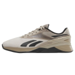 Reebok Nano X3 &Scaron;alta Pilka Juoda Guma Unisex Sportbačiai Pagrindinė Juoda 100033780 42.5