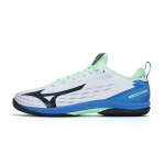 Mizuno Wave Drive Neo 4 Patogūs Universalūs Smūgius Sugeriantys Neslystantys Žemi Treniruočių Batai Unisex Sportbačiai Balti Žali Mėlyni 81GA250001 36