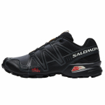 Salomon Speedcross 3 Dual Aura Yin Yang serijos žemi takų bėgimo batai Unisex sportbačiai Juodi Vaniliniai Ugnies Raudonumo 478442 36⅔