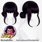 Filmo Kpop Cosplay Perukas Mira Rumi Zoey Demonų Medžiotojai Violetinis Juodas Raudonas Ilgi Plaukai Kar&scaron;čiui Atsparūs Sintetiniai Perukai Karnavalo Rekvizitai as the picture-One Size