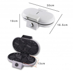 1200 W 220 V vaflinis aparatas vaflių virimo aparatas buitinis elektrinis pyragas, skirtas rudiesiems mai&scaron;ams ir kitiems ne&scaron;iojamiems pusryčių pietų užkandžiams