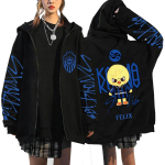 Stray Kids Mada Vintažiniai Džemperiai Moterims Vyrams Unisex Rudeniui Žiemai Nauji Ilgomis Rankovėmis Puloveriai Vir&scaron;ūnės &Scaron;ik Stiliaus Gatvės Drabužiai Kasdieni&scaron;ki Laisvi Vir&scaron;ūnės M