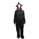 Suaugusiųjų Unisex Stranger Demogorgon Pižama Moterims Vyrams Polarinio Fleece Kombinezonas Helovino Kalėdų Karnavalo &Scaron;ventės Cosplay Kostiumas S pilka