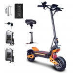 TOURSOR X5-52V Universalus suaugusiųjų elektrinis paspirtukas 5000W Galios variklis 52V25Ah Ilgai veikianti baterija Lengvas lydinio rėmas lengvam manevravimui