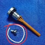 for GAC Trumpchi GS4 GS5 GA6 GS8 GM8 6AT Gearbox Transmission Oil Drain Screw Oil Drain Screw Gearbox Oil Pan Bolt a set with screw blue