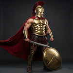 Spartieti&scaron;ko Leonido pilno kūno &scaron;arvų rinkinys 300 Spartiečių kario kostiumų rinkinys Pilnai dėvimi Cosplay &scaron;arvai Dovanos elementas Tėvui, Broliui, Vaikinui, Vyrui