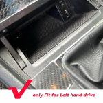 Moreway automobilio belaidžio įkrovimo padėkliukas Skirtas VW Golf 7 MK7 2013-2019 Įkrovimo telefono laikiklis Greitas įkrovimas interjero aksesuarai Tiuningas for left hand drive