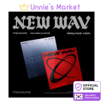 TREASURE [NEW WAV] 4-asis mini albumas (RAUDONA VER./LEDINĖ VER.) + Nemokama dovana Random ver. gray