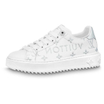 LOUIS VUITTON Time Out sportbačiai 'Balti su sidabriniu monograma' Moteri&scaron;ki 1AAVV6 36 white