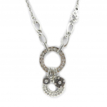 Les Tr&eacute;sors De Lily [C7663] - Collier Cr&eacute;ateur 'Queen' Argent&eacute;