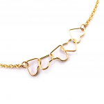 Les Tr&eacute;sors De Lily [C9375] - Collier Plaqu&eacute;-Or 'Amoureuse'