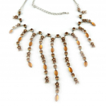 Les Tr&eacute;sors De Lily [D1869] - Collier Cr&eacute;ateur 'Rayonnante' Ambre