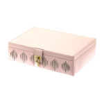 Davidt's [Q0137] - Coffret &agrave; Bijoux 'Victoria' rose p&acirc;le dor&eacute; - 29x21x8 cm