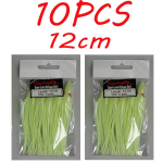 10 vnt. 12 cm / 15 cm / 18 cm / 20 cm dideli dideli, mink&scaron;tai &scaron;vytintys a&scaron;tuonkojai &bdquo;Skrit&ldquo; kalmarų masalai &scaron;viečiantys sūraus vandens žvejybos masalai 12cm
