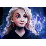 Pilnas apvalus gręžtuvas 5D &bdquo;pasidaryk pats&ldquo; deimantinis paveikslas &bdquo;Magic girl&ldquo; siuvinėjimas kryželiu 20X30CM