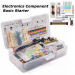 830 &bdquo;Breadboard&ldquo; kabelio rezistoriaus elektroninio komponento pradžios rinkinys, skirtas &bdquo;Arduino&ldquo;.