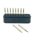 10 vnt/komplektas Dental High Speed ​​Burs Dental Deimantinis grąžtas, skirtas didelės spartos rankinio įrankio odontologo poliravimo įrankiui
