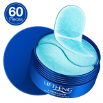Liftheng 60 vnt. Anti-Aging Collagen Paakių Kaukė Mėlyna Gel Sleep Paakių Pleistrai Tamsus Ratas Pa&scaron;alinkite Rauk&scaron;les Balinanti