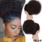 LUPU sintetiniai pūkuoti plaukai Bn Kinky garbanotų plaukų aksesuarai rai&scaron;teliai Afro Chignon plaukų priauginimui arklio uodegos plaukų segtukai 1 PC