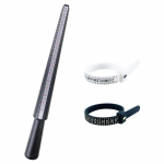 Žiedo dydis Žiedo dydžio kortelės lentelė Žiedo matuoklio kortelės lenta Žiedo įtvaro lazdelė pir&scaron;to dydžio lenta Ring Mandrel Stick Set