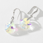 Pinkdudu Fashion Shell Crystal Super Flash Drop Auskarai Lydinio Inkrustuoti Kalnų kri&scaron;tolo auskarai Moterims Papuo&scaron;alai Dovanos PD789